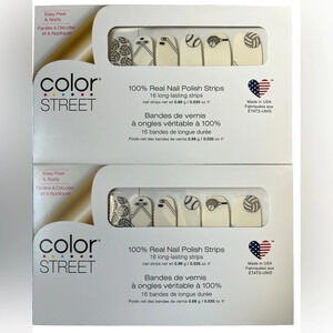 Color Street Game On x 2 nail stickers sports decals sealed new